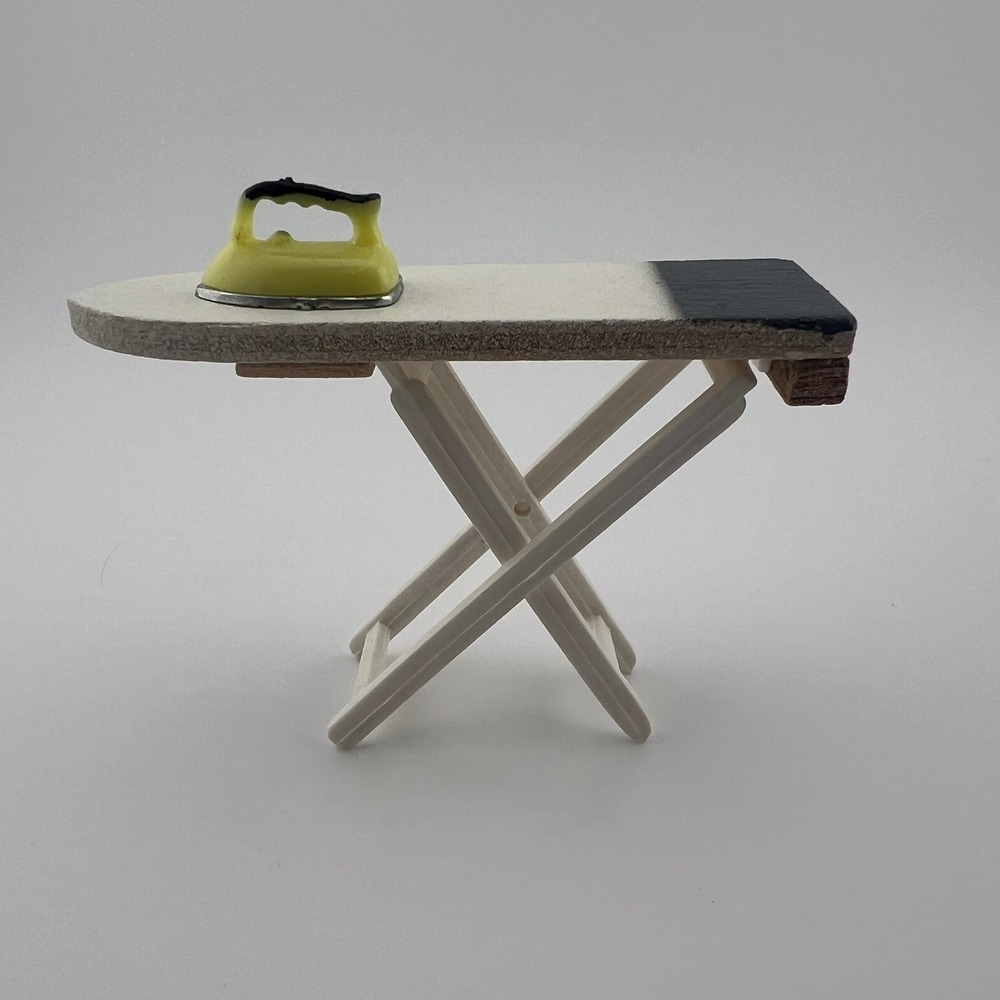 Vintage Lundby? 1:16 Ironing Board & Iron‎ Dollhouse Kitchen 1960s England
